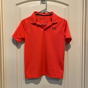 Under Armour Boys Heat Gear Performance Polo, Size Youth Large